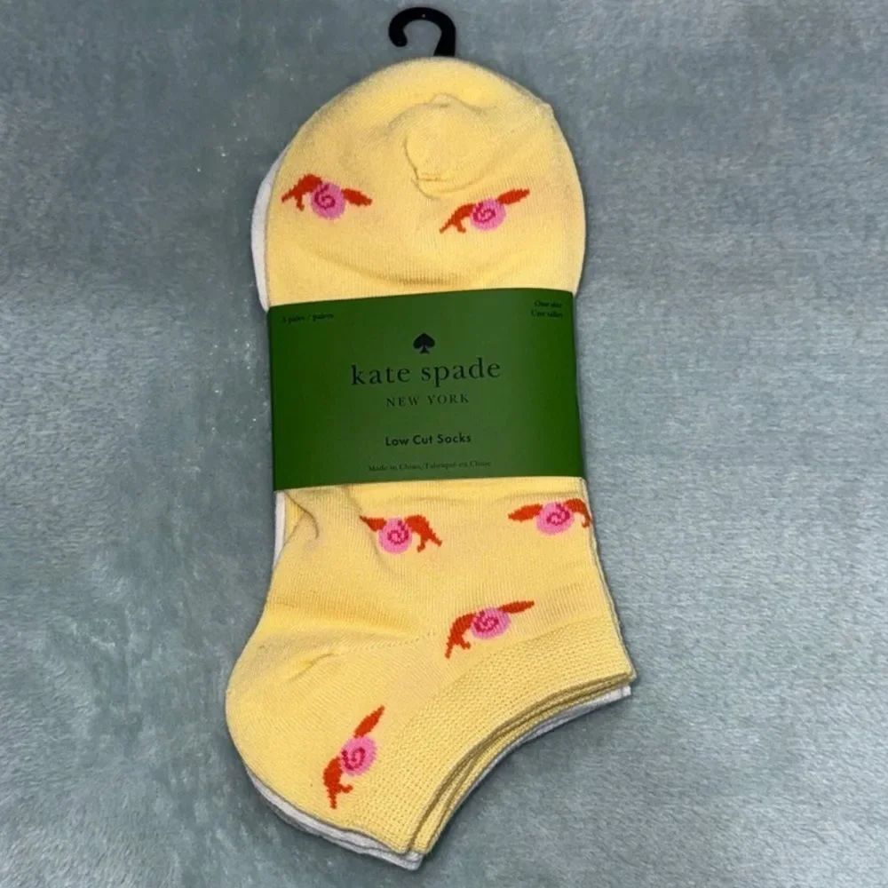 Kate Spade Head Over Heels Low Cut Socks Set of Three!